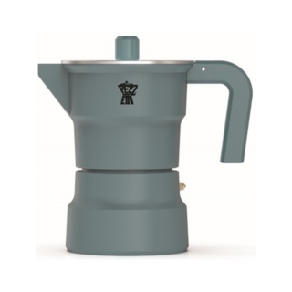 Pezzetti Solidexpress Aluminium Coffee Maker, Greenish Vigor, 6C