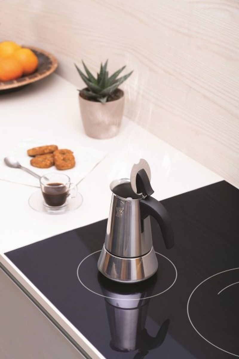 Pezzetti Steelexpress Stainless Steel Coffee Maker, 6C - Image 4