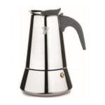 Pezzetti Steelexpress Stainless Steel Coffee Maker, 6C