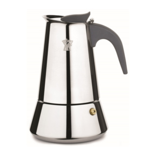 Pezzetti Steelexpress Stainless Steel Coffee Maker, 6C
